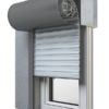1 Silber Fenster Rollladen SKO-P Vorbaurollladen Aluprof
