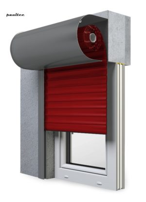11 Rot Fenster Rollladen SKO-P Vorbaurollladen Aluprof