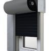 18 Schwarz Fenster Rollladen SKO-P Vorbaurollladen Aluprof